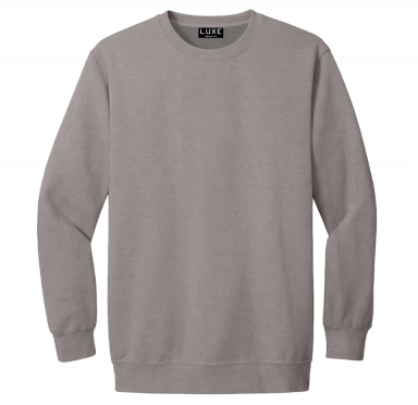Adult Garment Dye Crewneck Grey (GDCN-100)